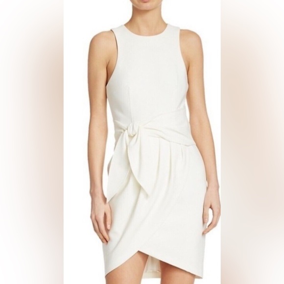cinq a sept Dresses & Skirts - Cinq a Sept Cassaleigh Tie Waist Dress Ivory